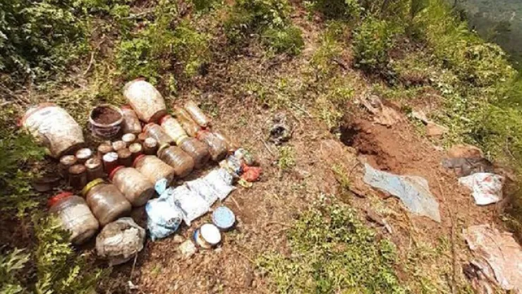 Amanoslar'da PKK sığınağı