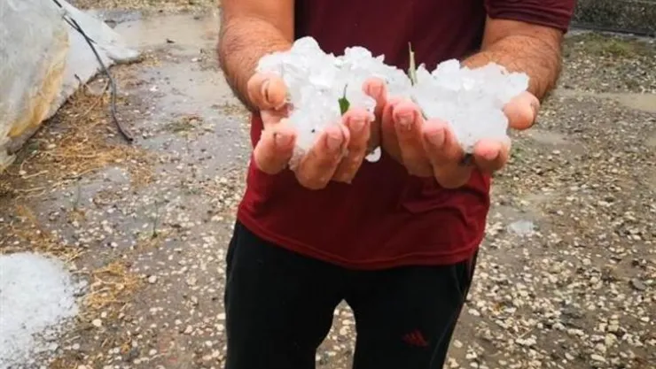 Antalya'yı Dolu Vurdu