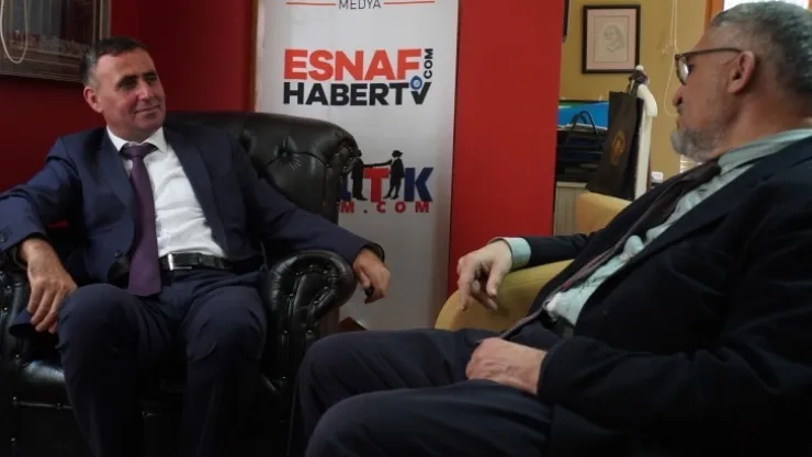Bayram Şahin Esnafhabertv'yi Ziyaret Etti