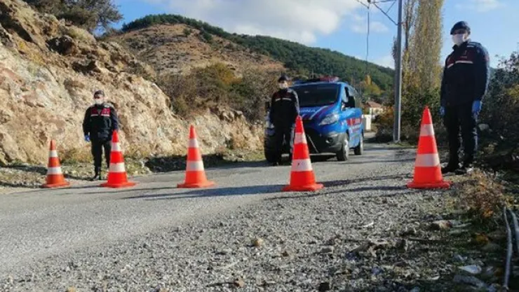 Çanakkale'de bir köy karantinaya alındı