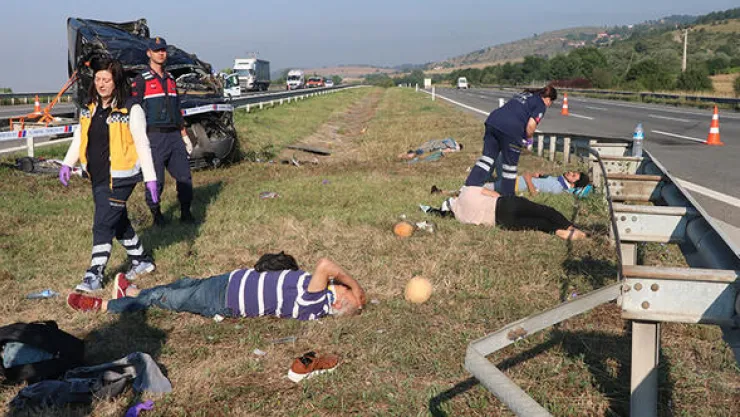 Cenaze Dönüşü Korkunç Kaza
