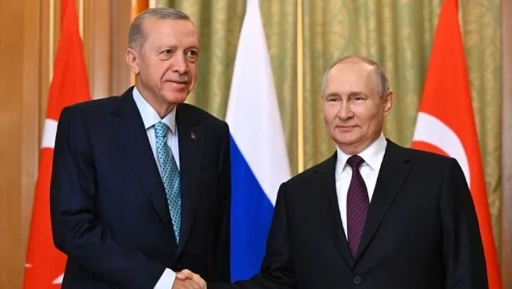 Cumhurbaşkanı Erdoğan, Putin'le görüştü