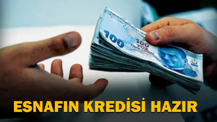Esnafı Kredi İçin Bekliyorlar