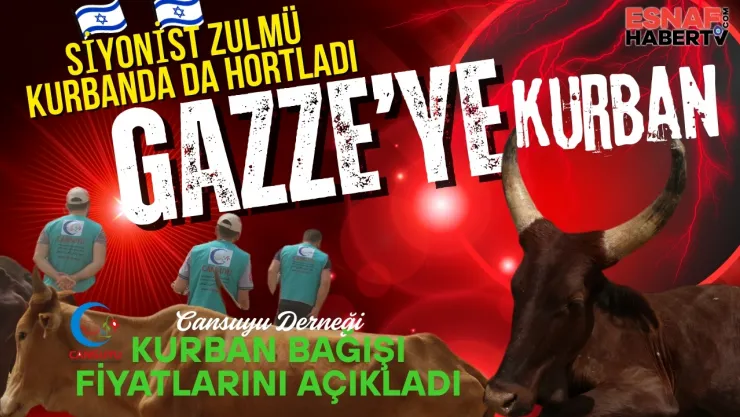 Gazze'ye Kurban Bağışı Gelmesin Diye