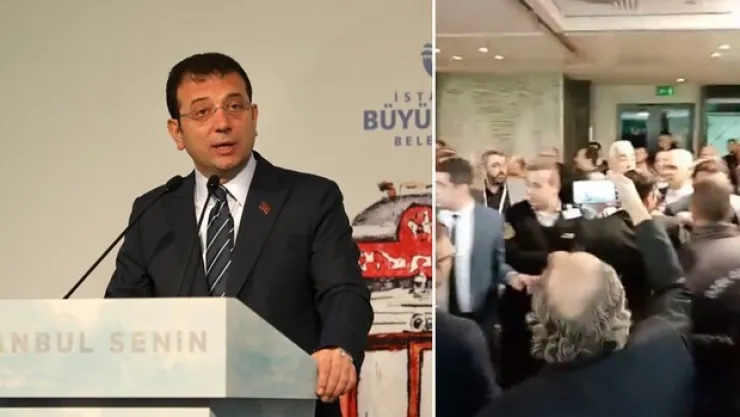 İBB Ulaşım Kongresi'nde olay çıktı
