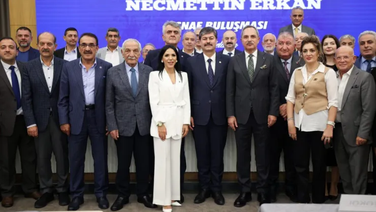 İSTESOB,  Necmettin Erkan'ı Ağırladı