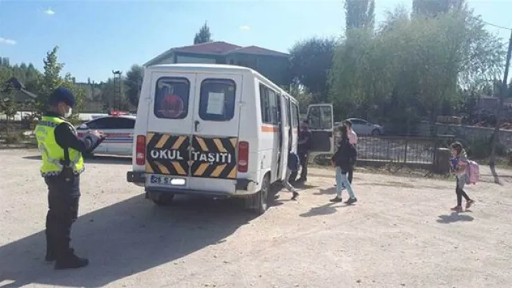 Jandarmadan öğrenci servislerine sıkı denetim