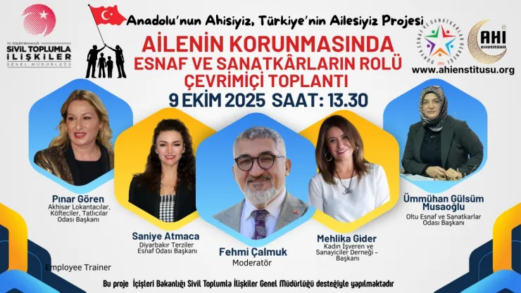 Kadın Başkanlar, Ailenin Korunmasında Esnaf ve Sanatkârların Rolünü Konuşacak