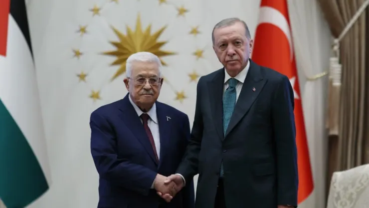 Mahmud Abbas Ankara'da