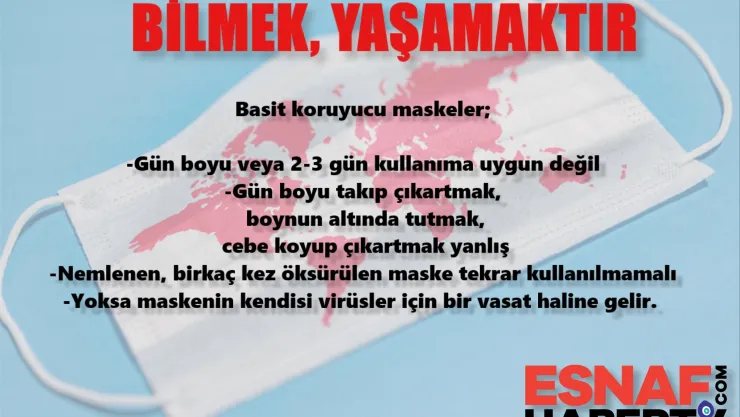 Maske Kullananlar Dikkat !