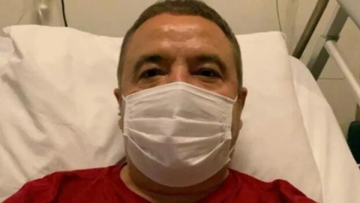 Muhittin Böcek makineye bağlandı