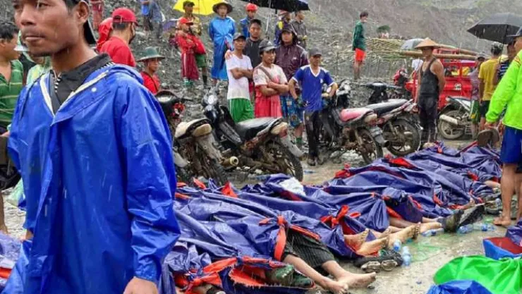 Myanmar'da Maden Faciası
