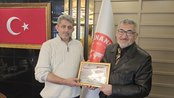 Öz Finans İş Sendikası'na Dünya Ahieri Ödülleri Teşekkürü