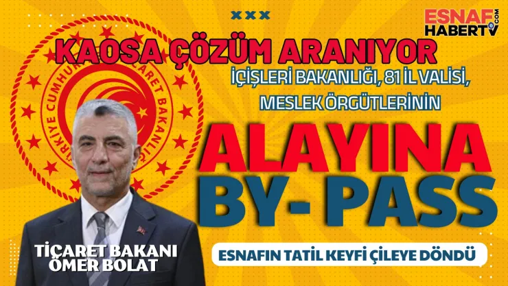 Ticaret Bakanlığı Pazar Talilinde Herkesi By Pass Etti