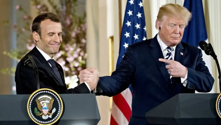 Trump Macron'a 'Aptal' Dedi