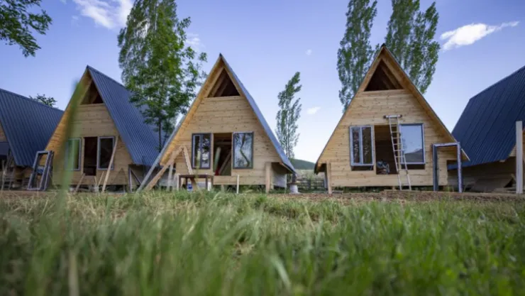 Tunceli Ovacık'ta bungalov evler yaygınlaşıyor