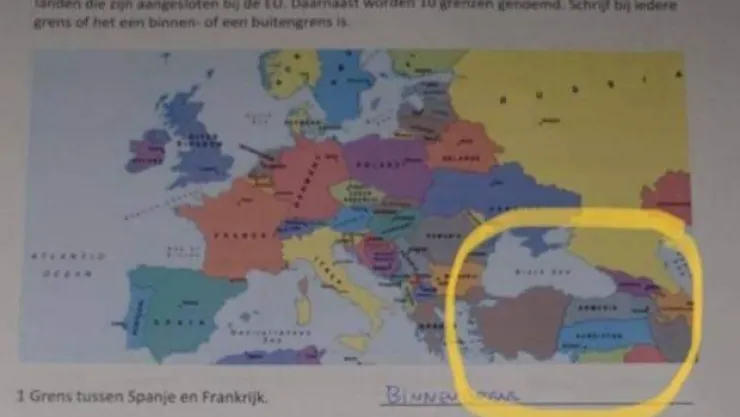 Türkiye'yi parçalanmış gösteren harita düzeltildi