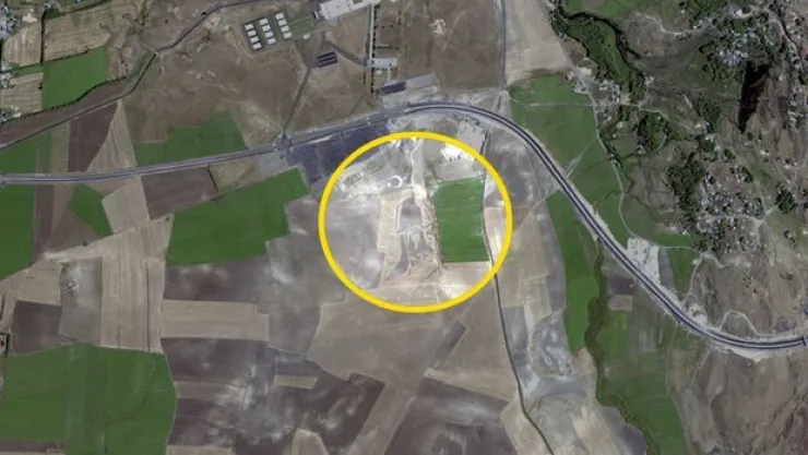 Uzaydan görüntülendi...