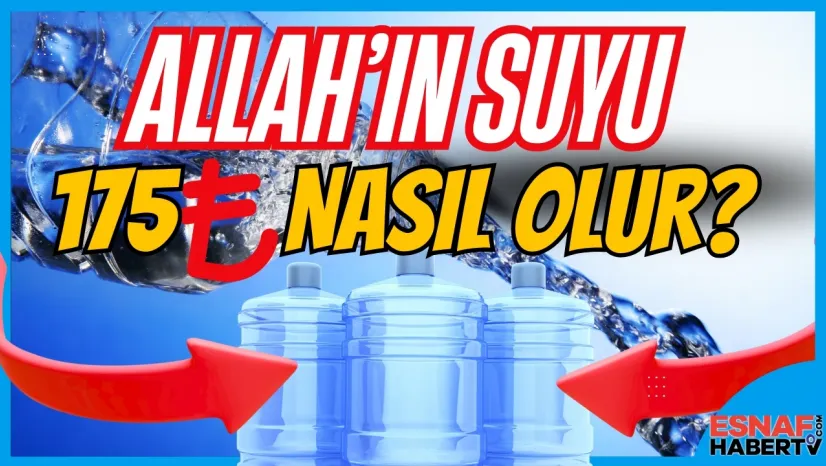 Bir Damacana Su 175 TL!