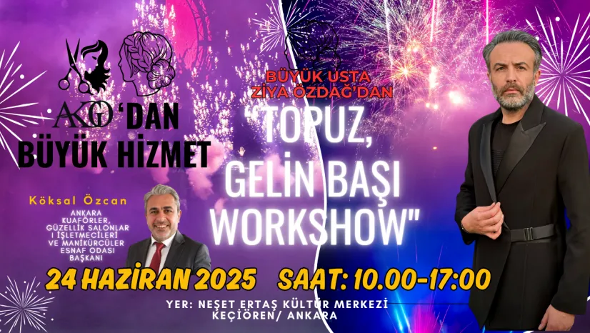 Büyük Usta Ziya Özdağ, 2025 Yılı Gelin Başı ve Topuz Trendlerini