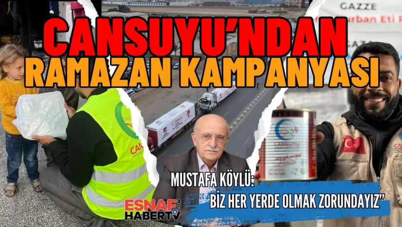 Cansuyu Derneği'nden  Ramazan Ayında Dev Yardım Kampanyası