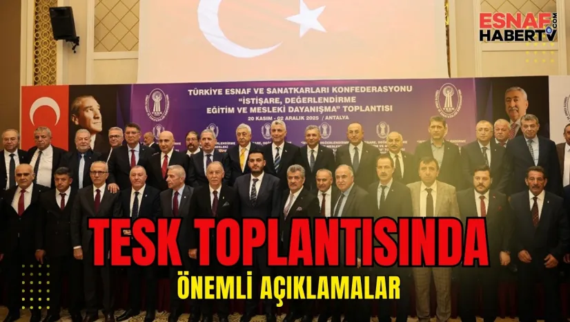 Esnaf Ve Sanatkarların Kalbi Antalya'da Attı