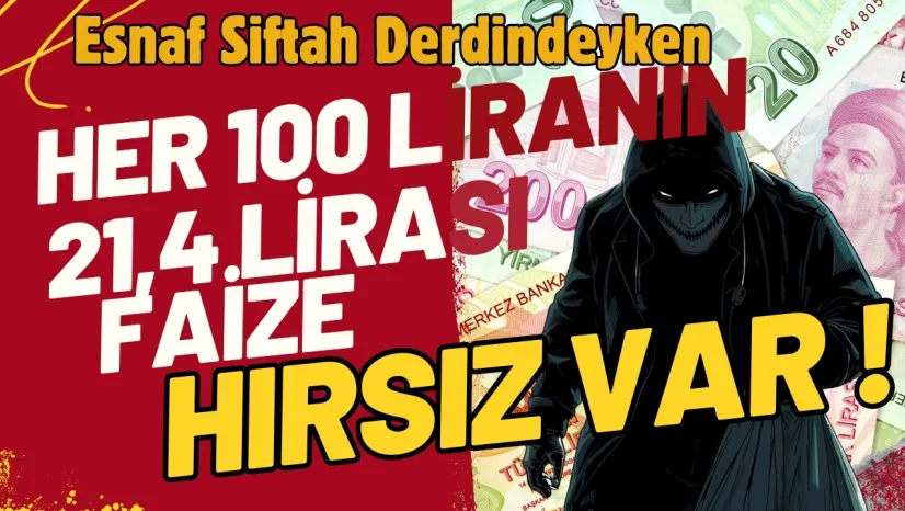 Esnafın Vergisi Faize Gidiyor! Toplanan Her 100 Liranın 21,4 Lirası Borç Faizine Ayrıldı