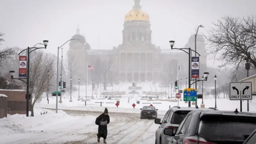 Ezra fırtınası ABD'yi vurdu
