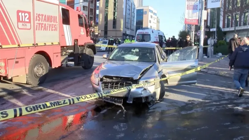 Şişli'de otomobil yayaların arasına daldı: 2 ölü, 6 yaralı