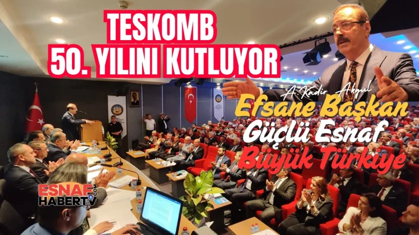 Abdulkadir Akgül Yeniden TESKOMB Genel Başkanı