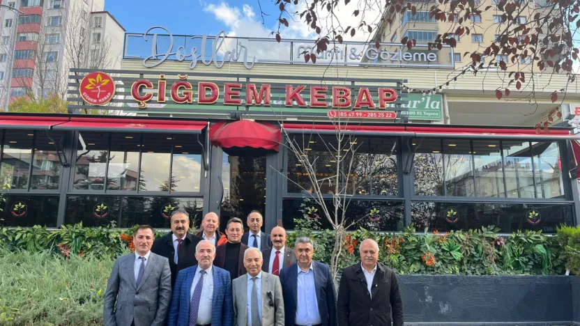 Ankara'nın Dört Önemli Esnaf Odası Başkanı, Çankaya Belediyesi Zabıta Müdürlüğü Ekibiyle Bir Araya Geldi