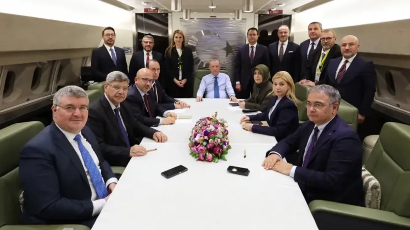 Erdoğan, uçakta soruları yanıtladı