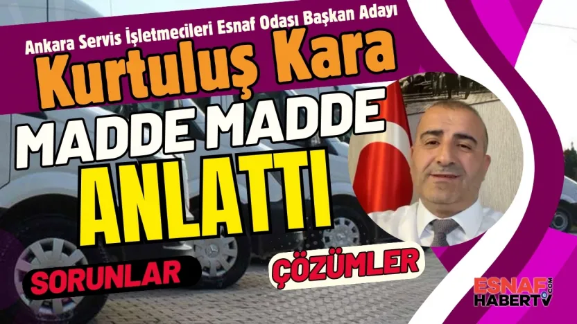İşte Kurtuluş Kara'nın Madde Madde Vaatleri