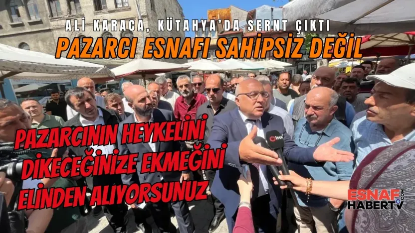Kütahya Çarşamba Pazarı İçin Halk ve Esnaf El Ele