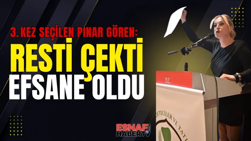 Pınar Gören Resti Çekti Eze Eze Üçüncü Kez Başkan Oldu