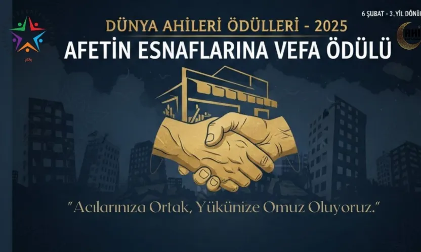 Ahi Enstitüsü'nden Depremin 3. Yılında Büyük Vefa: 'Afetin Esnafları' Ödüllendirildi