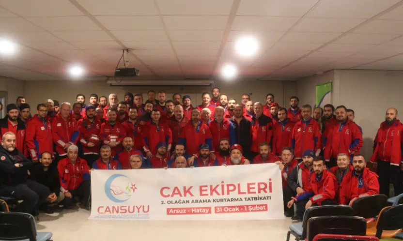 Cansuyu CAK Ekipleri 'Asrın Felaketi'nin Yıl Dönümünde Sahadaydı
