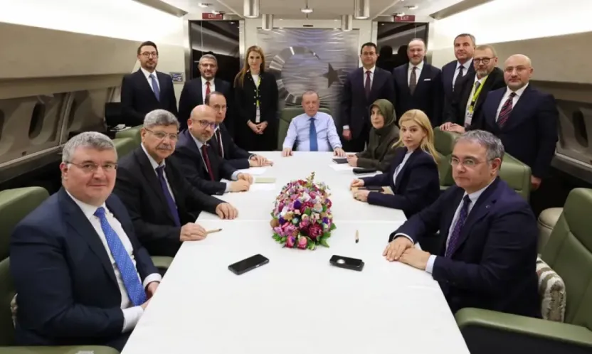 Erdoğan, uçakta soruları yanıtladı