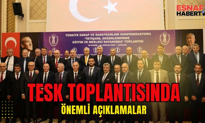 Esnaf Ve Sanatkarların Kalbi Antalya'da Attı