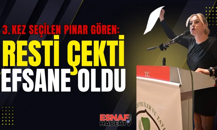 Pınar Gören Resti Çekti Eze Eze Üçüncü Kez Başkan Oldu