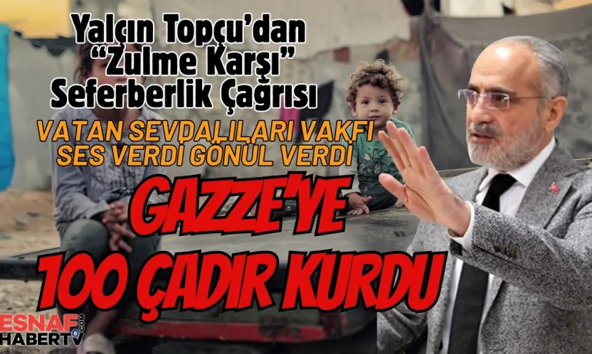 Topçu'nun Çağrısı Seferberliğe Dönüştü... Gazze'ye Vatan Sevdalıları Eli