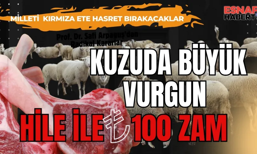 Vay Be... Milleti Büyük Kazık...Kasaplar Büyük zan altında